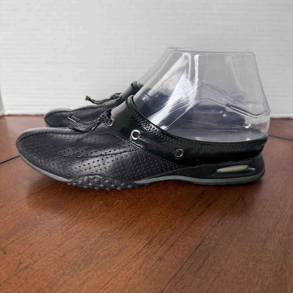Cole Haan G Series Nike Air Black Leather Patent Mules D23415 Womens 5.5B